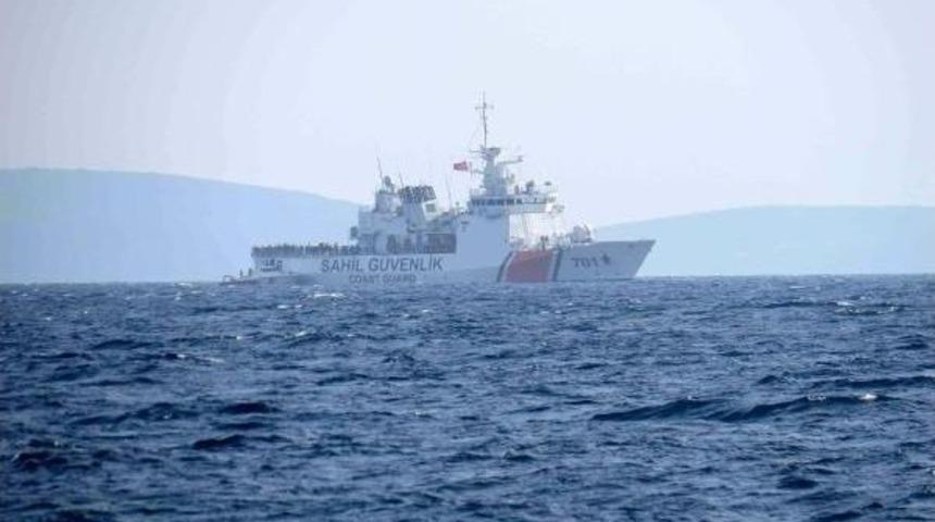 Sahil G&uuml;venlik Ayvacık'ta 417 Ka&ccedil;ak Yakaladı