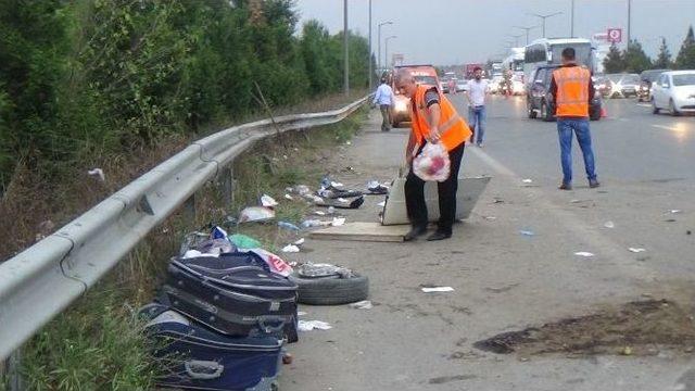 Tem Otoyolu’nda Trafik Kazası: 1’i Çocuk 7 Yaralı