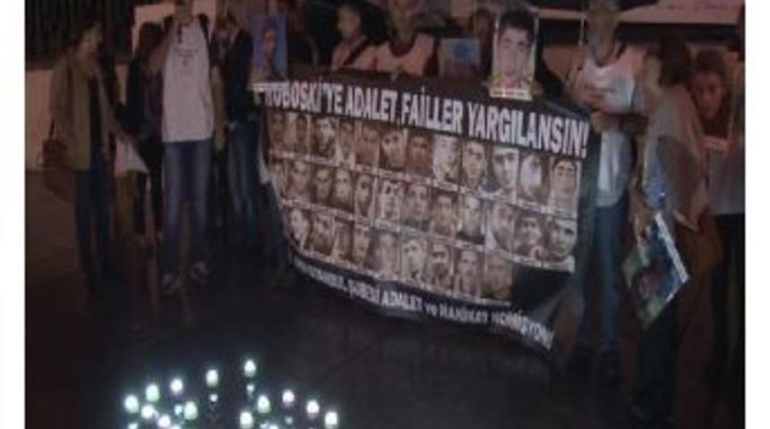 İhd'den "roboski" Protestosu...