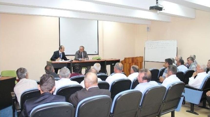 Tosya&rsquo;da Muhtarlar Kaymakama Sıkıntılarını Anlattı