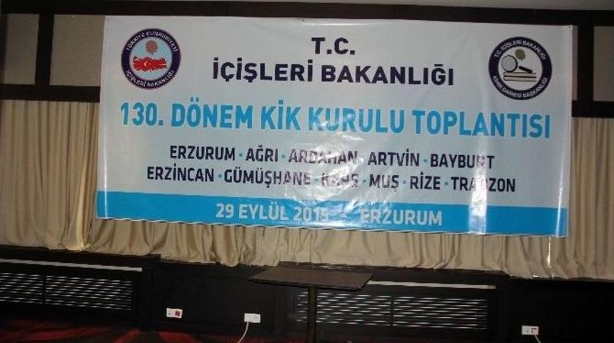 Ka&ccedil;ak&ccedil;ılık İstihbarat Koordinasyon Kurulu Toplantısı Erzurum&rsquo;da Yapıldı