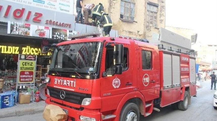 Karaman&rsquo;da Ev Yangını