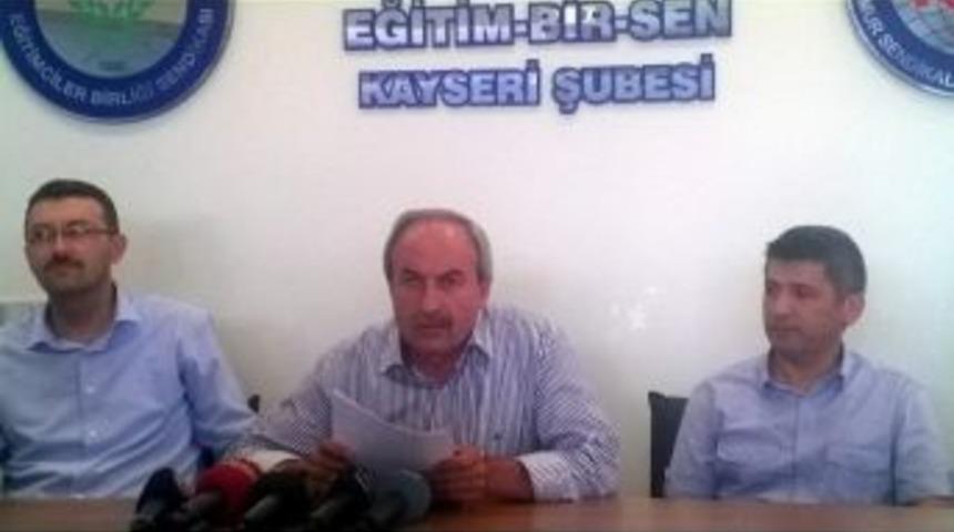 Eğitim-bir-sen Kayseri Şube Başkanı Aydın Kalkan: