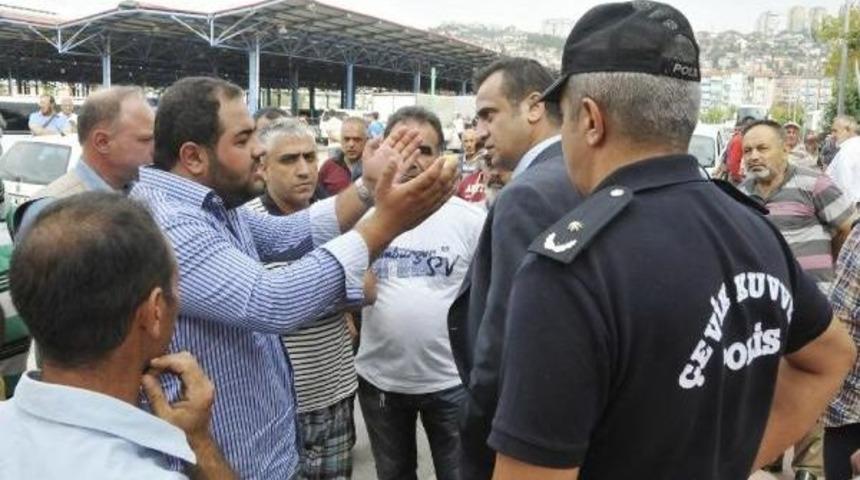 Tramvay Şantiyesi Inşaatı Şehir Pazarını Kapattırdı