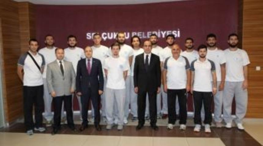 Basketbol Takımı Başkan Altay&rsquo;ı Ziyaret Etti