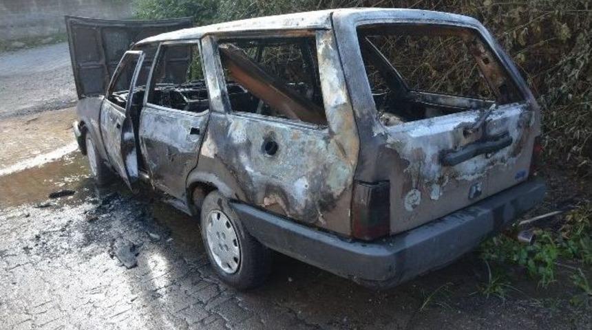 Yangında Ara&ccedil; Kullanılmaz Hale Geldi