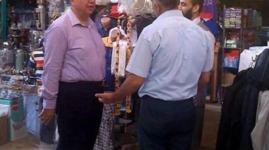 Başkan Kutlu&rsquo;dan Oturak&ccedil;ılar Pazarı Esnafına Ziyaret