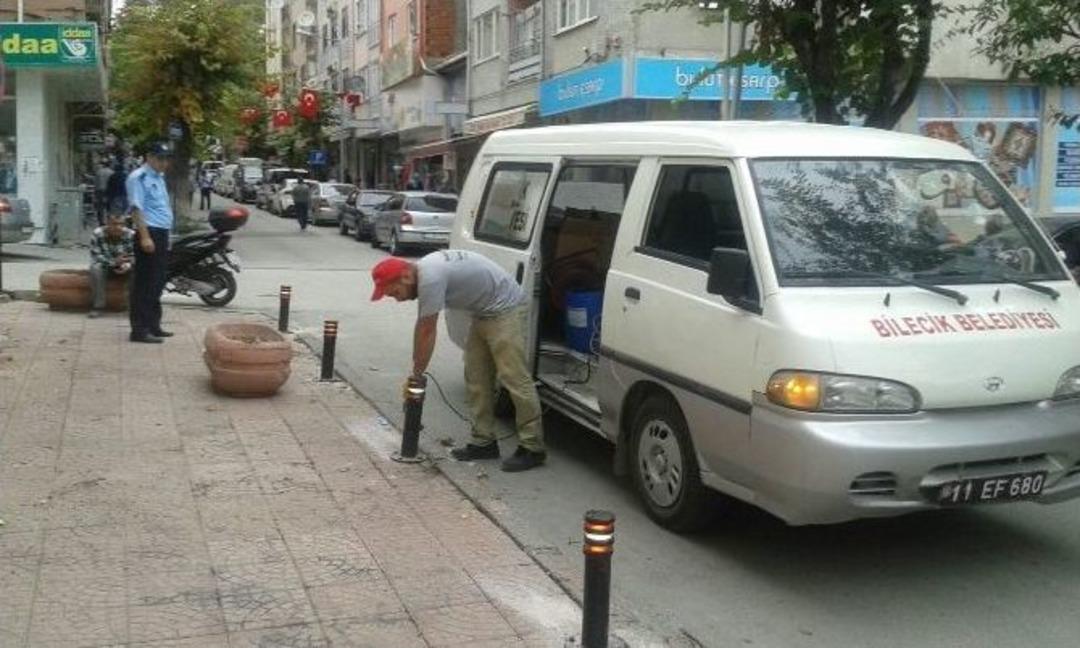 Bilecik&rsquo;te Trafiği Tehlikeye Sokan B&ouml;lgelerde Dubalı &Ouml;nlem