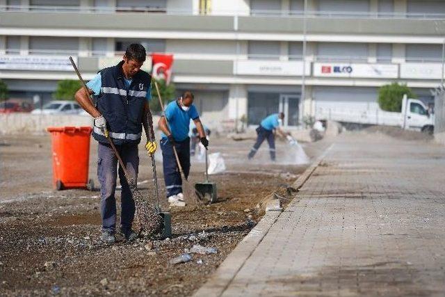 Halkapınar’a Kurban Sonrası Temizlik