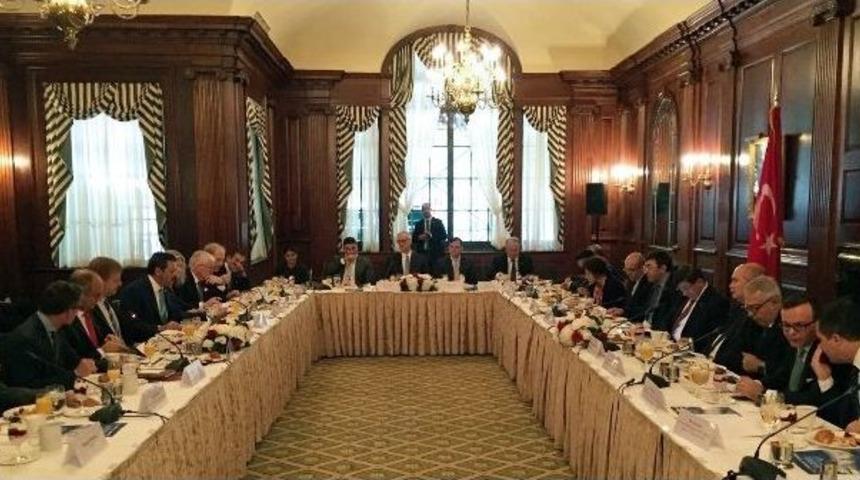 Başbakan Davutoğlu Ve Hisarcıklıoğlu Abd&rsquo;li Ceo&rsquo;larla Buluştu