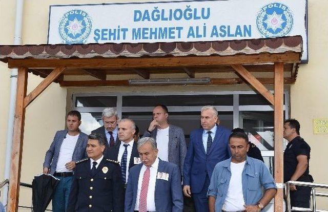 Vali Büyük’ten, Şehit Polislerin Mesai Arkadaşlarına Başsağlığı Ziyareti