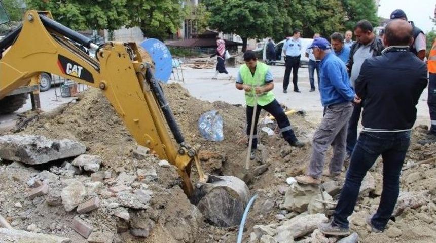 Safranbolu&rsquo;da Doğalgaz Borusu Patladı