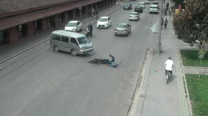 Eskişehir'de Kazalar Mobese Kameralarında