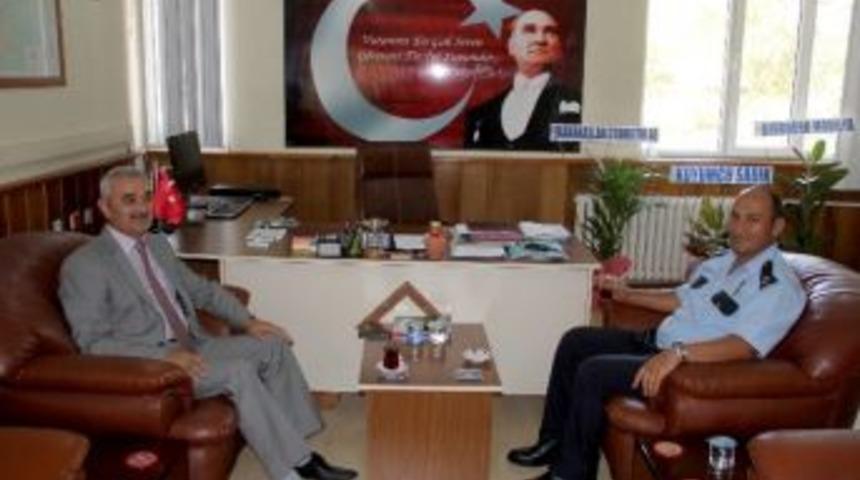 Başkan Karataş&rsquo;tan Emniyet M&uuml;d&uuml;r&uuml; Esmek&rsquo;e Ziyaret