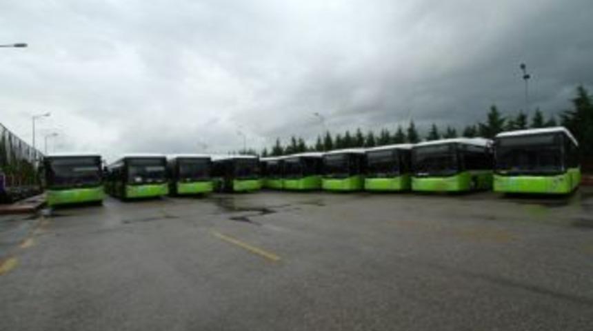 Doğalgazlı Yeni Otob&uuml;sler Gelmeye Başladı