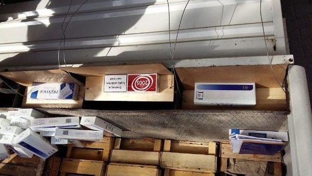 Viranşehir’de 18 Bin 750 Paket Kaçak Sigara Ele Geçirildi