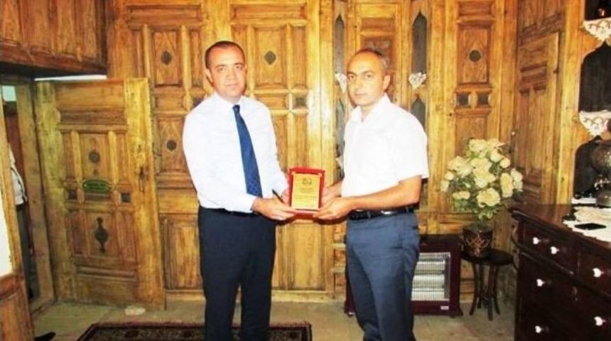 &Ccedil;amardı İl&ccedil;e Emniyet Amir Vekili B&uuml;lent Kale&rsquo;ye Veda Yemeği