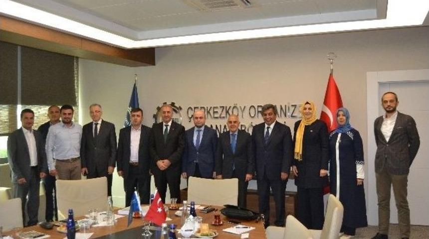 Ak Parti&rsquo;den &Ccedil;erkezk&ouml;y Osb&rsquo;ye Ziyaret