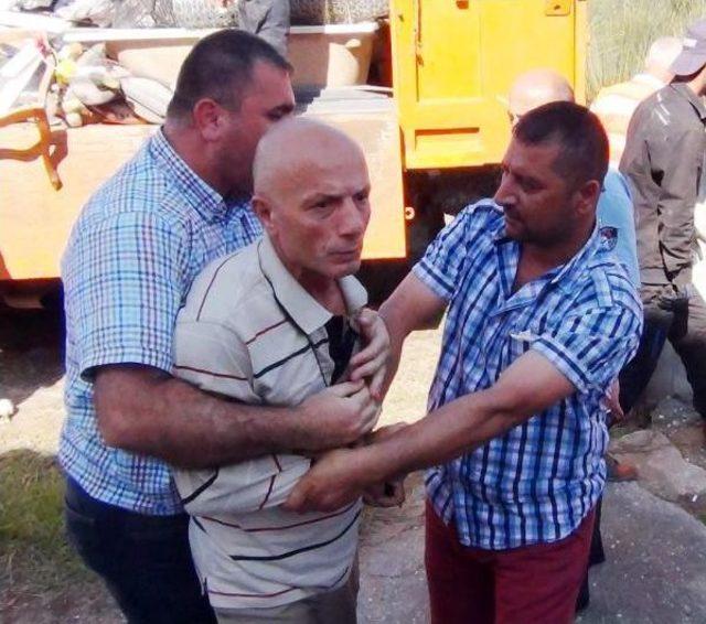 Samsun'da Kaçak Binalar Yıkıldı