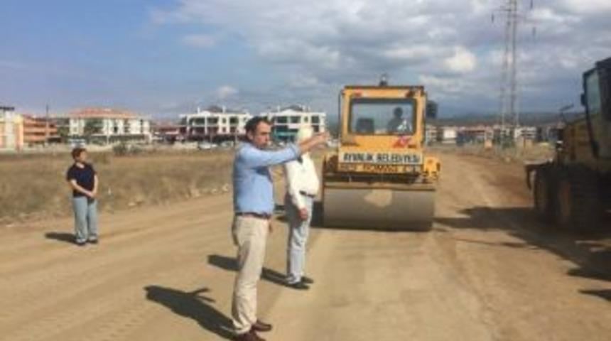Ayvalık Belediyesi Kipa Kavşağını Yapıyor