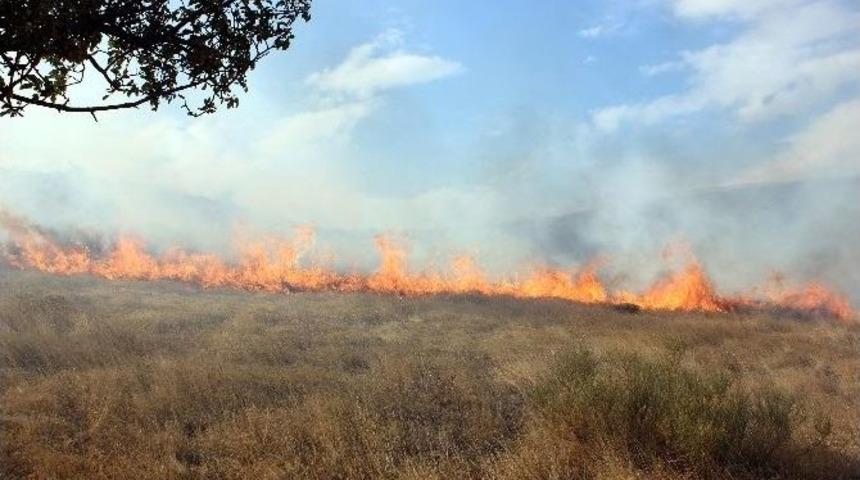 Yozgat&rsquo;ta Ot Yangını