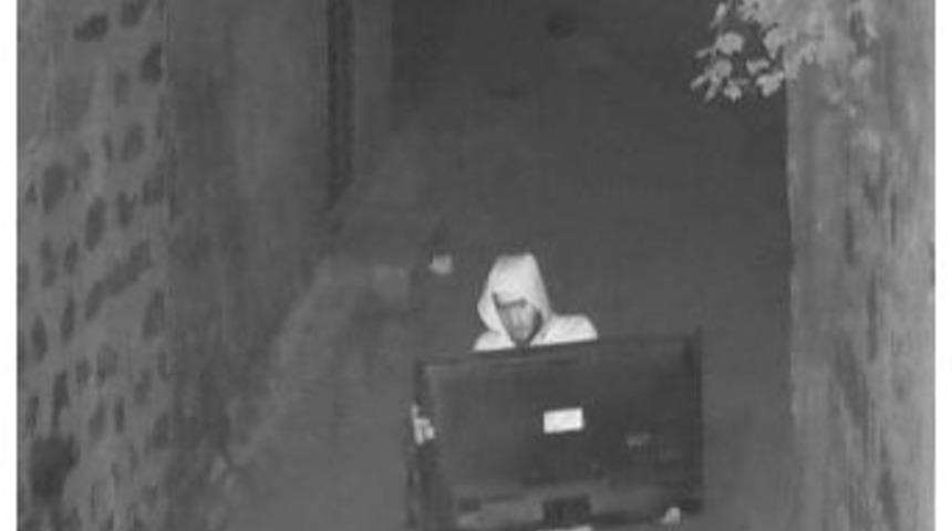 Televizyon Hırsızı Kamerada