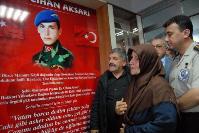 Dağlıca Şehidinin Adı Memleketindeki Okula Verildi