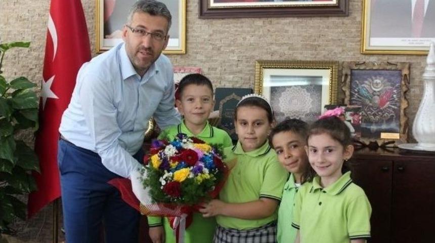 İlkokul Öğrencilerinden Başkan Güler’e Ziyaret
