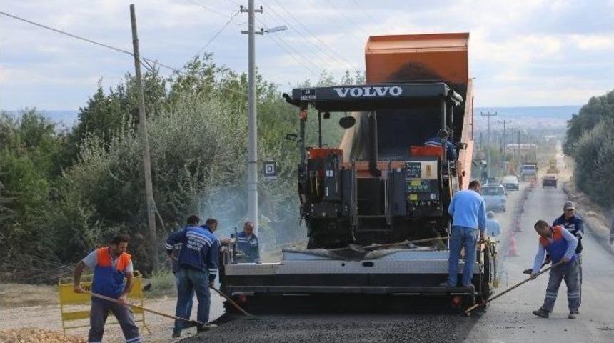 Sakintepe-kozkayı Arasında Yol &Ccedil;ilesi Bitiyor