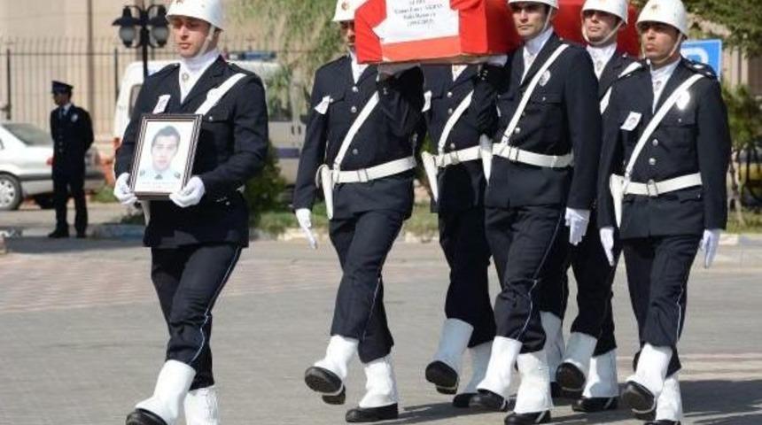 Cizre'deki Saldırıda Yaralanan Ve Gata'da Şehit Olan &Ouml;zel Harekat Polisi, Son Yolculuğuna Uğurlandı