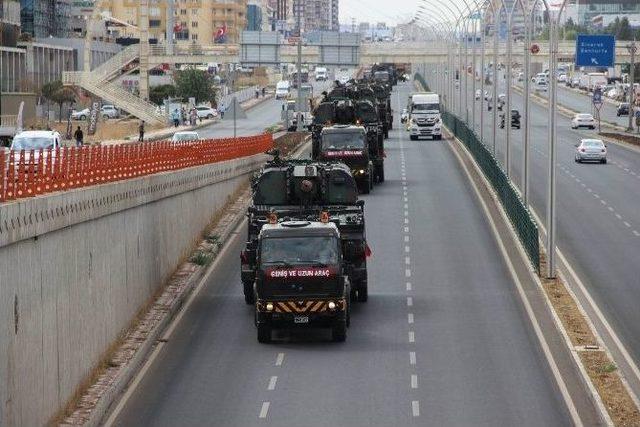 Diyarbakır’a Tank Sevkiyatı Sürüyor