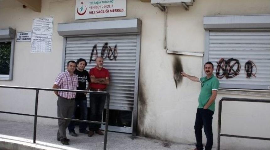 Pkk Yandaşları Sağlık Ocağı Ve Okula Molotofla Saldırdı