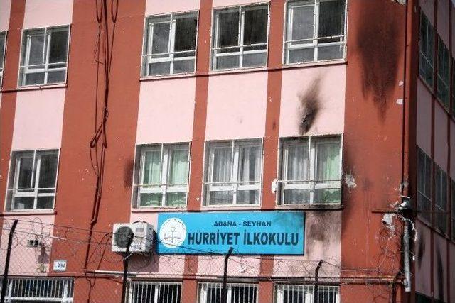 Pkk Yandaşları Sağlık Ocağı Ve Okula Molotofla Saldırdı