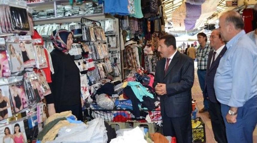 Vali Esnafı Ziyaret Etti