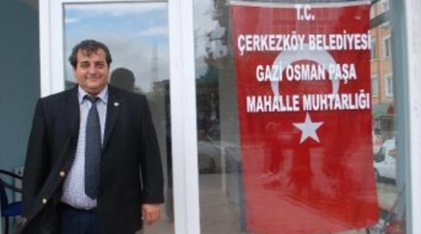 &Ccedil;erkezk&ouml;y Gazi Osman Paşa Muhtarlık Binası Taşındı