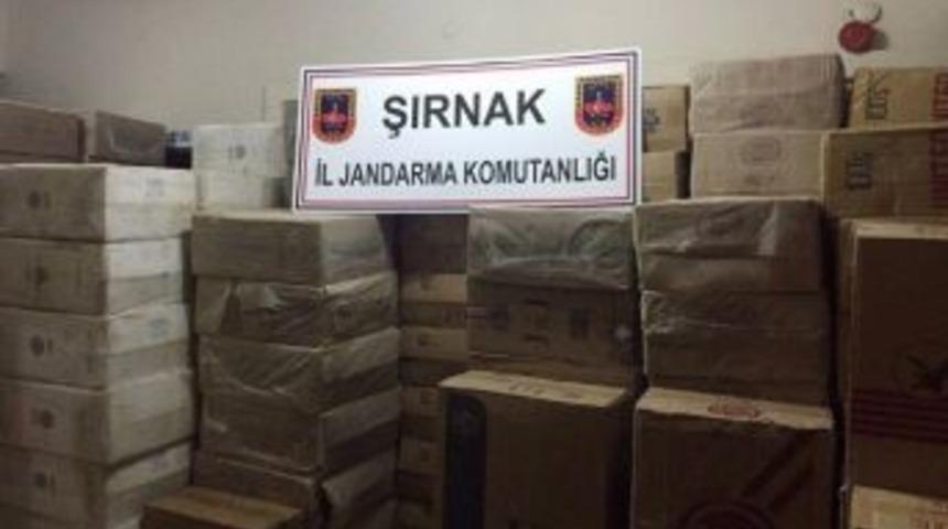 Şırnak&rsquo;ta Ka&ccedil;ak Sigara Operasyonu