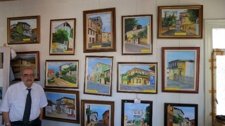 Ressam Bakkaloğlu Eski Mudanya Evlerini Sergiledi