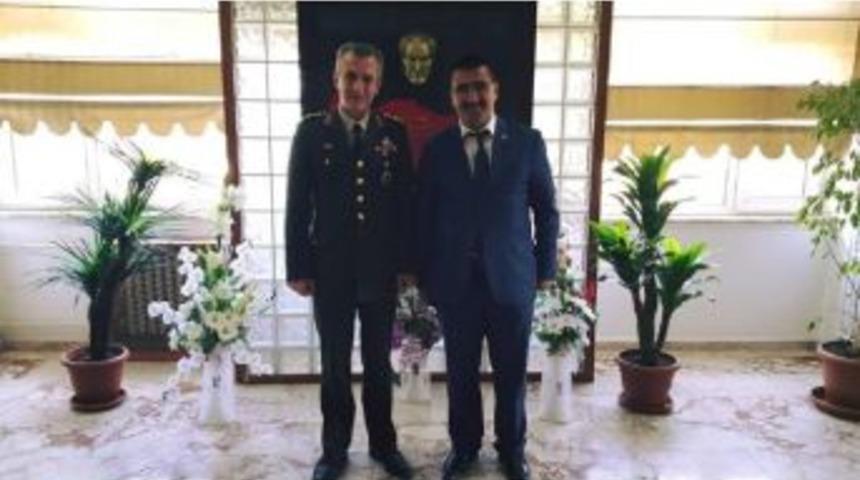 İl Genel Meclisi Başkanı Peşin&rsquo;den İl Jandarma Alay Komutanına Ziyaret