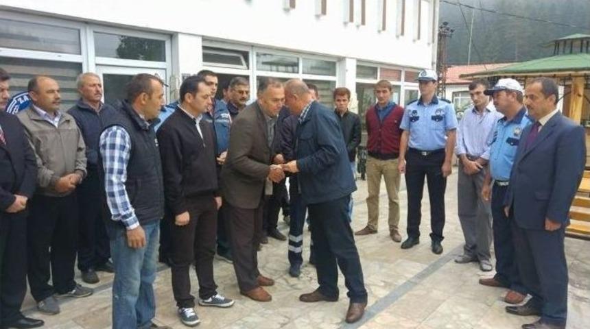 Azdavay Belediyesi İtfaiye Personelleri &Ouml;d&uuml;llendirildi