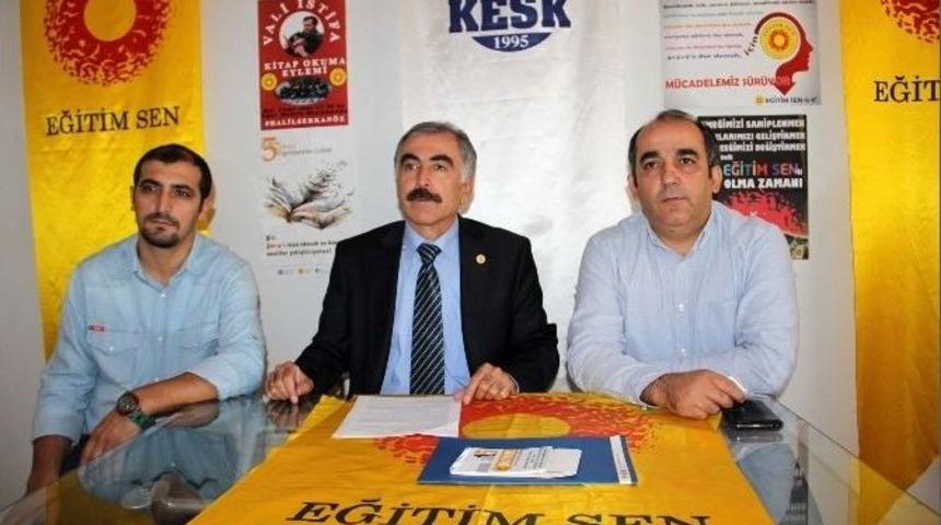 Eğitim-sen Genel Başkanı Kamuran Karaca: