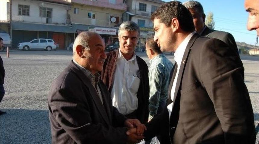 Erdem Aslanoğlu, Ak&ccedil;adağ İl&ccedil;esini Ziyaret Etti