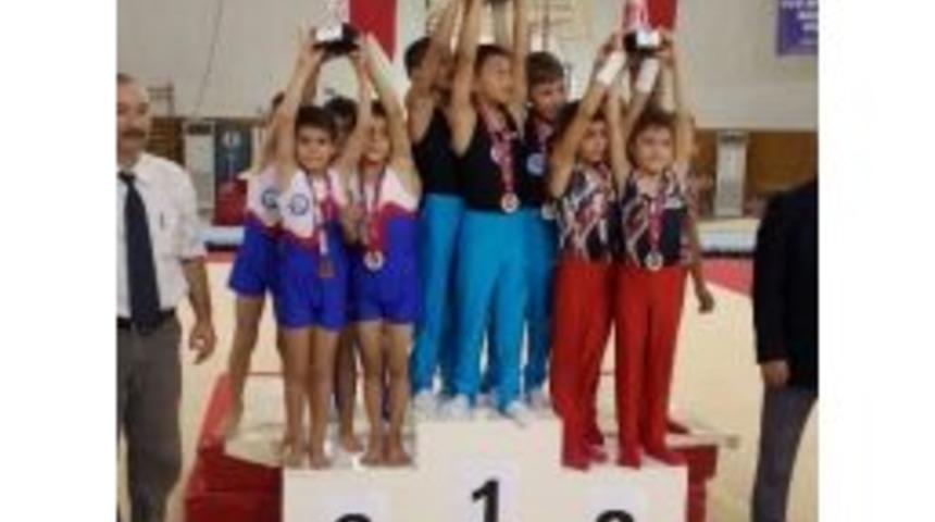 Nil&uuml;fer Belediyesporlu Cimnastik&ccedil;ilerden &Ccedil;ifte Derece