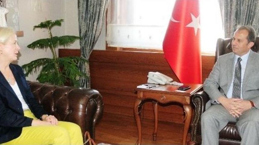 Abd Adana Konsolosu Specht Van Valisi Taşyapan&rsquo;ı Ziyaret Etti