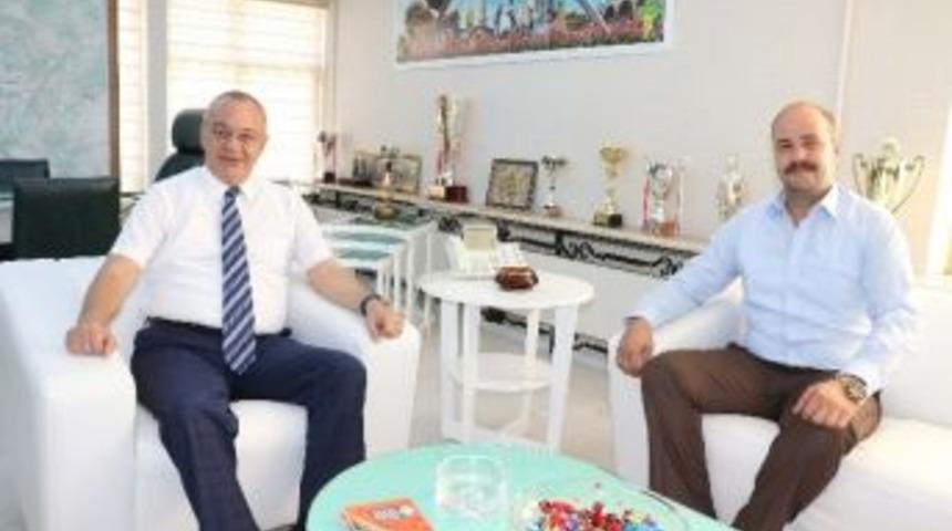 Mhp’li Kutlar’dan Başkan Ergün’e Ziyaret