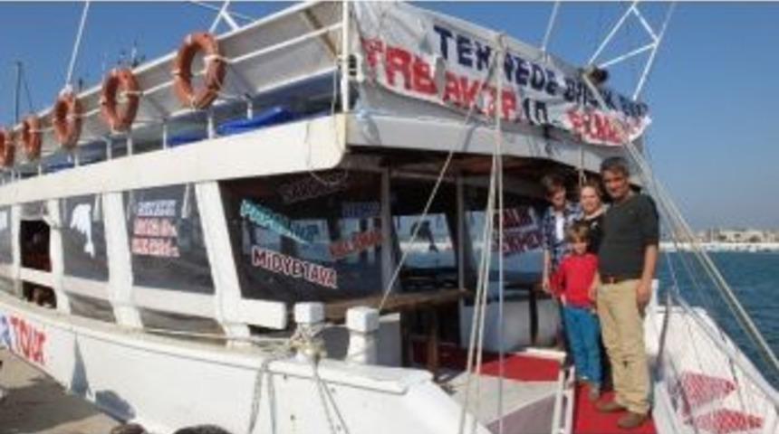 Burhaniye&rsquo;de Gezi Teknesi Balık&ccedil;ı Lokantası Oldu