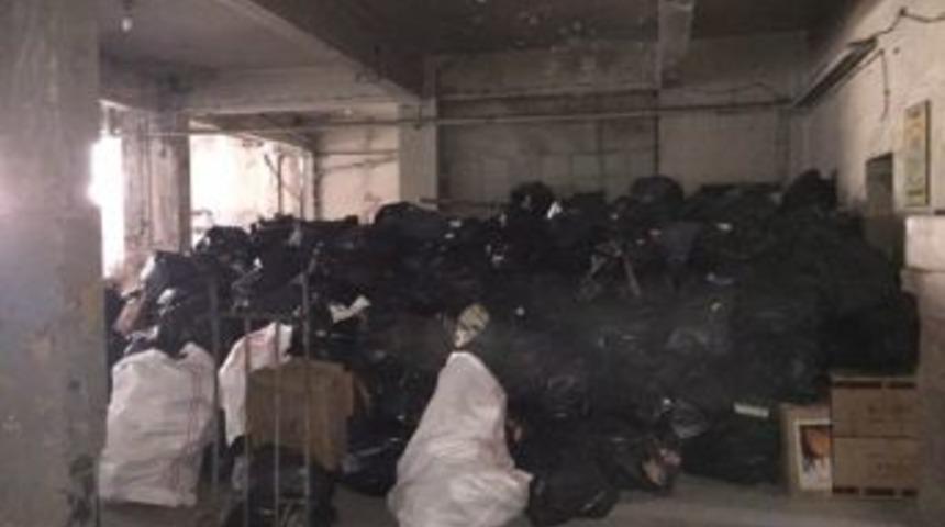 Sigara Ka&ccedil;ak&ccedil;ılarına Helikopter Destekli Operasyon Polis Kamerasında