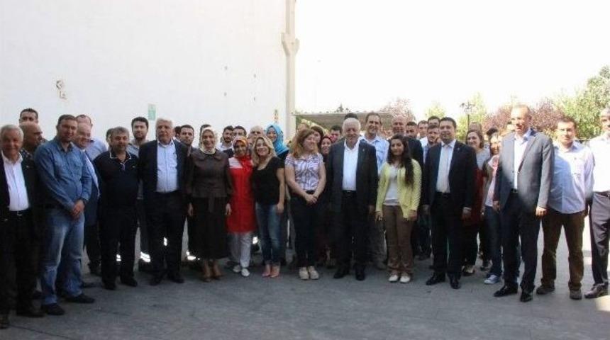 Ak Parti Gaziantep Milletvekili Adayları Fabrika İş&ccedil;ilerini Ziyaret Etti