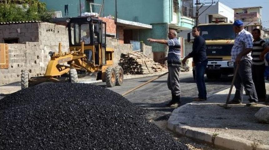 Akdeniz&rsquo;de 66 Bin Ton Asfalt Kaplama Ve Yama Yaptı