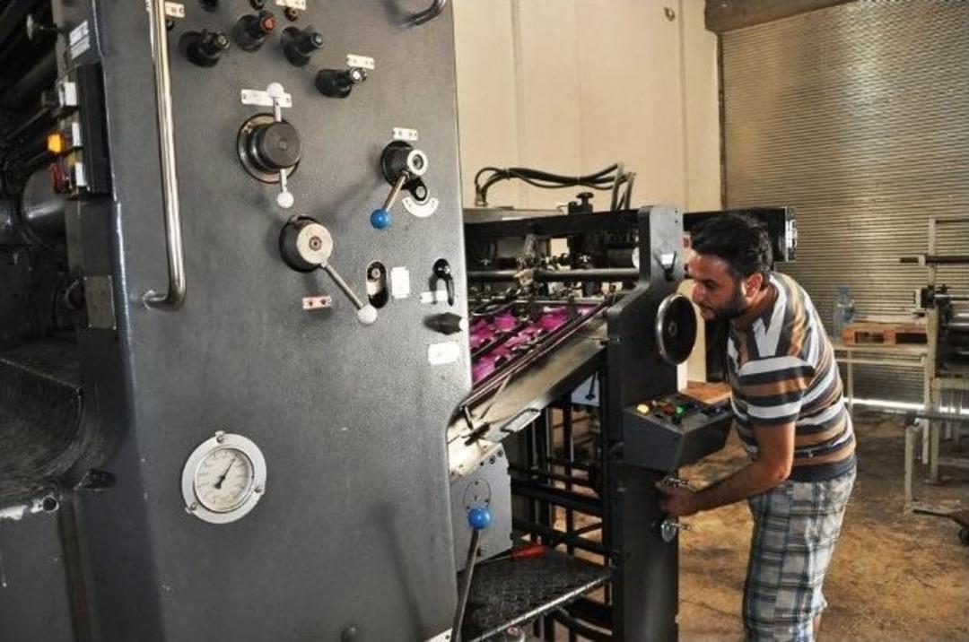 Suriyeli Matbaacı Reyhanlı&rsquo;da İşletme A&ccedil;tı