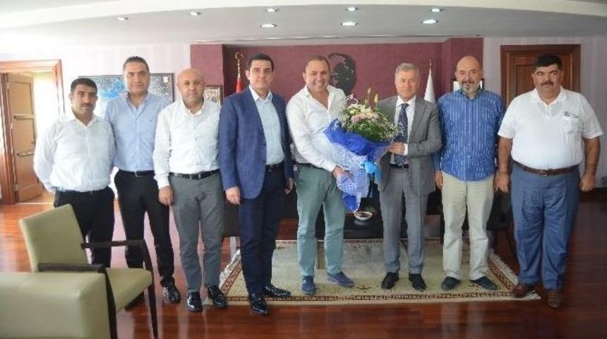 Demirspor Başkanı Sedat S&ouml;zl&uuml;&rsquo;den Ato&rsquo;ya Ziyaret